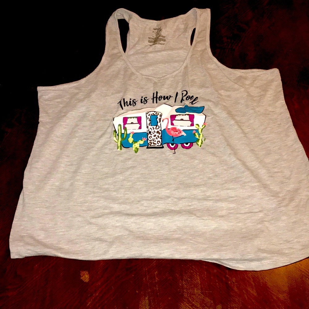 Gray tank top
